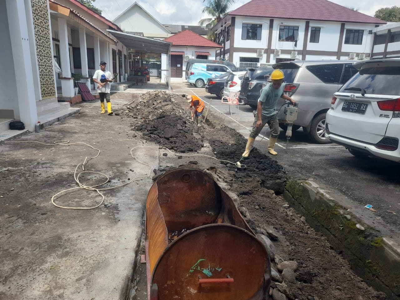Pekerjaan infrastruktur jalan