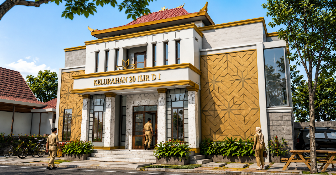 FACADE DESIGN CONCEPT - KANTOR KELURAHAN 20 ILIR D I — photo 9