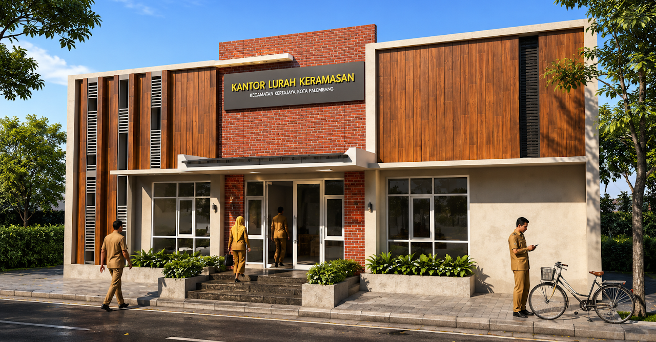 FACADE DESIGN CONCEPT - KANTOR KELURAHAN KERAMASAN — photo 10
